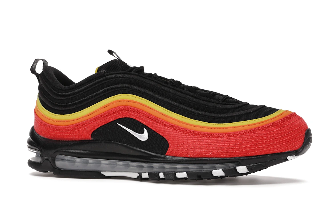 Vue 3 de Nike Air Max 97 Black Chile Red Magma Orange