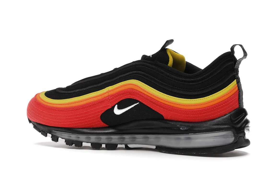 Vue 22 de Nike Air Max 97 Black Chile Red Magma Orange