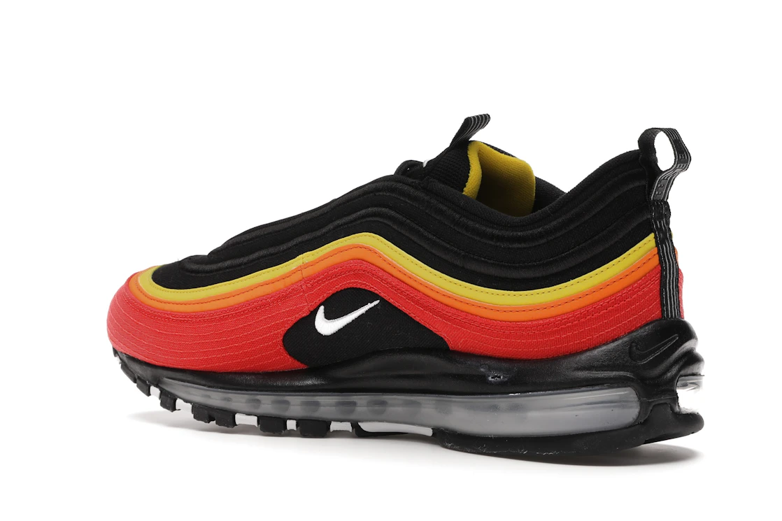 Vue 23 de Nike Air Max 97 Black Chile Red Magma Orange