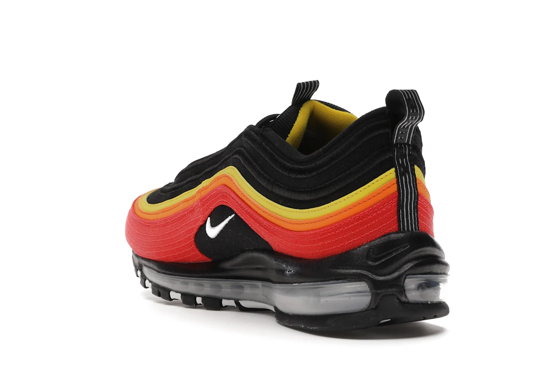 Vue 25 de Nike Air Max 97 Black Chile Red Magma Orange