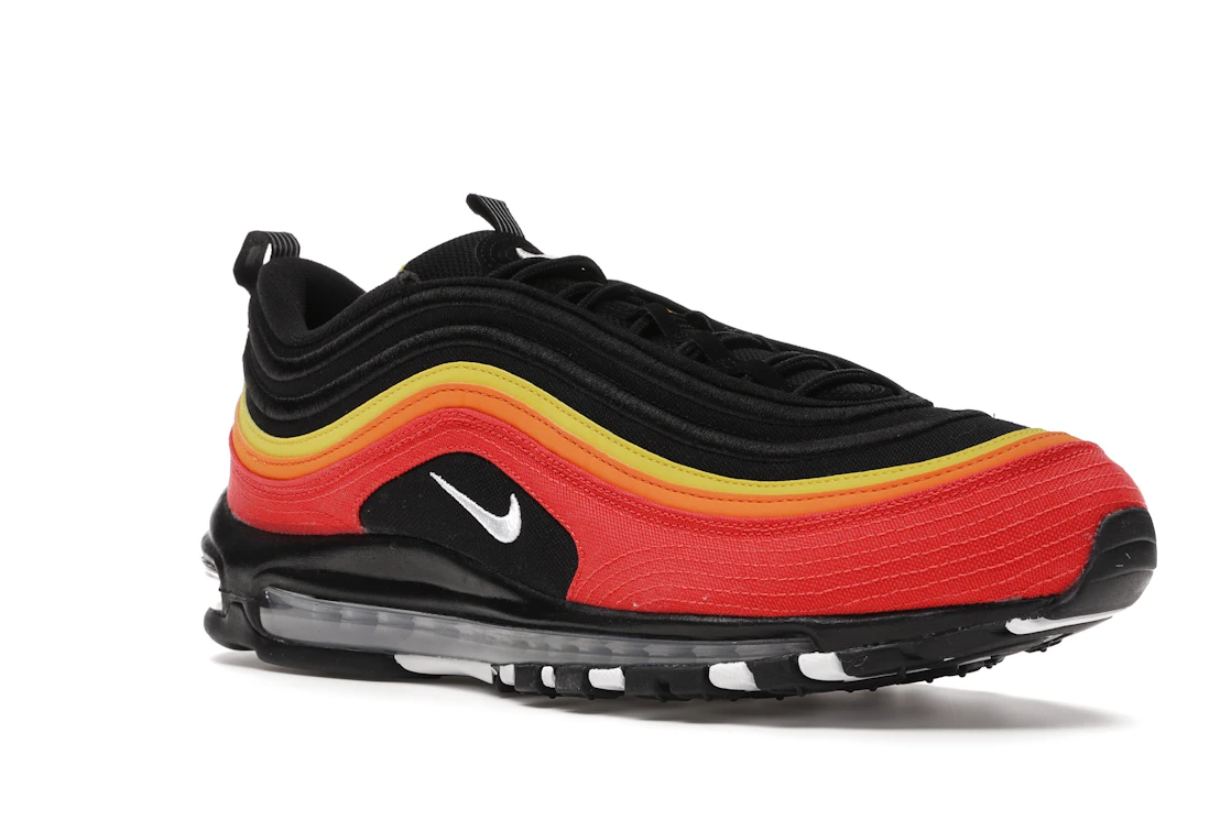 Vue 5 de Nike Air Max 97 Black Chile Red Magma Orange