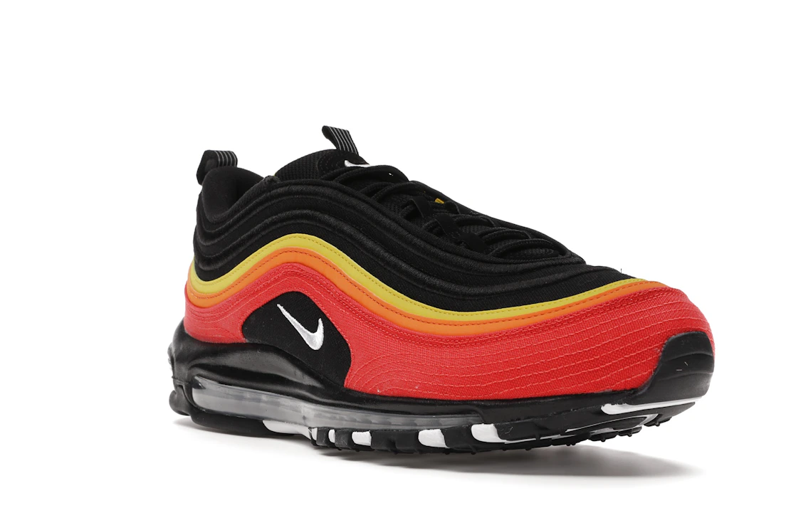 Vue 6 de Nike Air Max 97 Black Chile Red Magma Orange