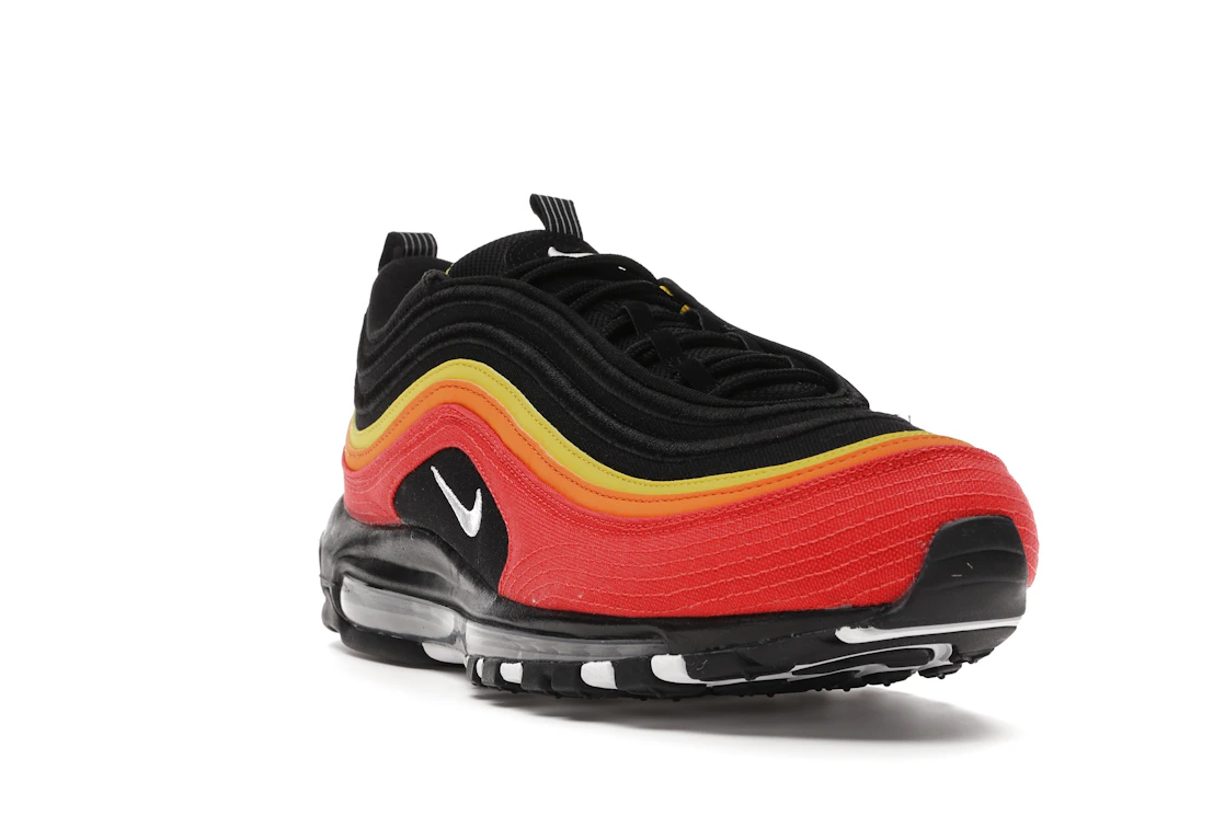 Vue 7 de Nike Air Max 97 Black Chile Red Magma Orange