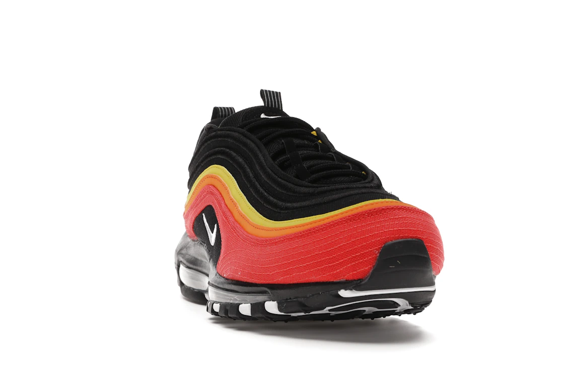 Vue 8 de Nike Air Max 97 Black Chile Red Magma Orange