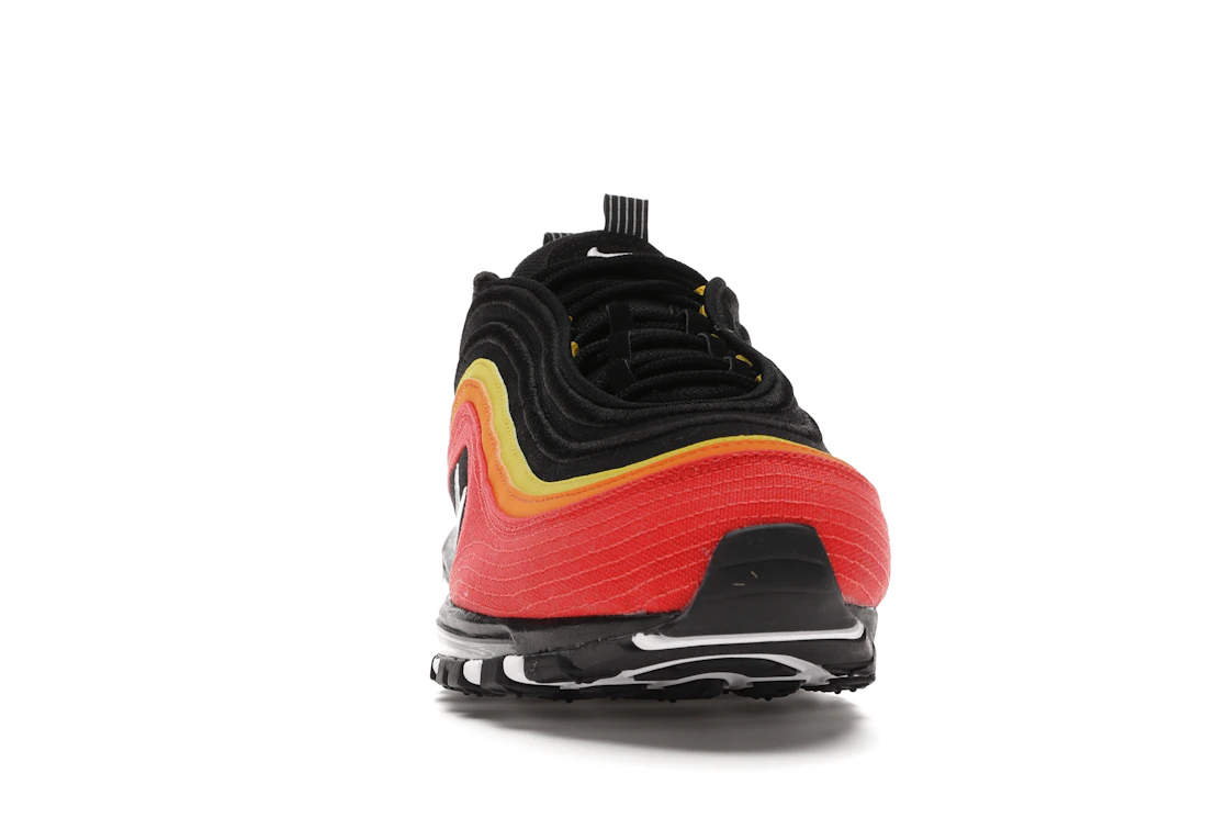 Vue 9 de Nike Air Max 97 Black Chile Red Magma Orange