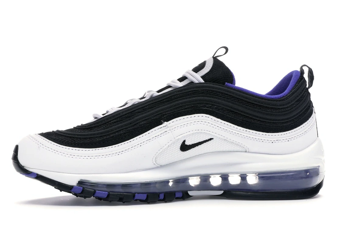 Vue 18 de Nike Air Max 97 White Black Persian Violet (GS)