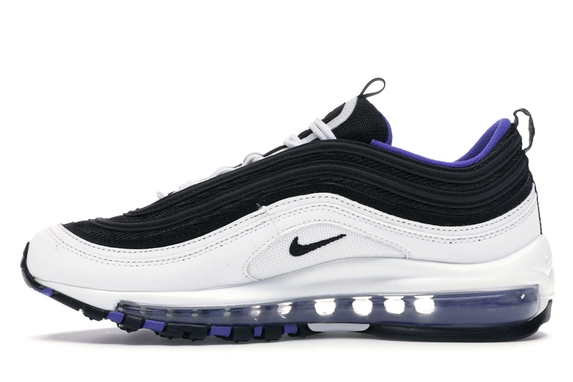 Vue 19 de Nike Air Max 97 White Black Persian Violet (GS)