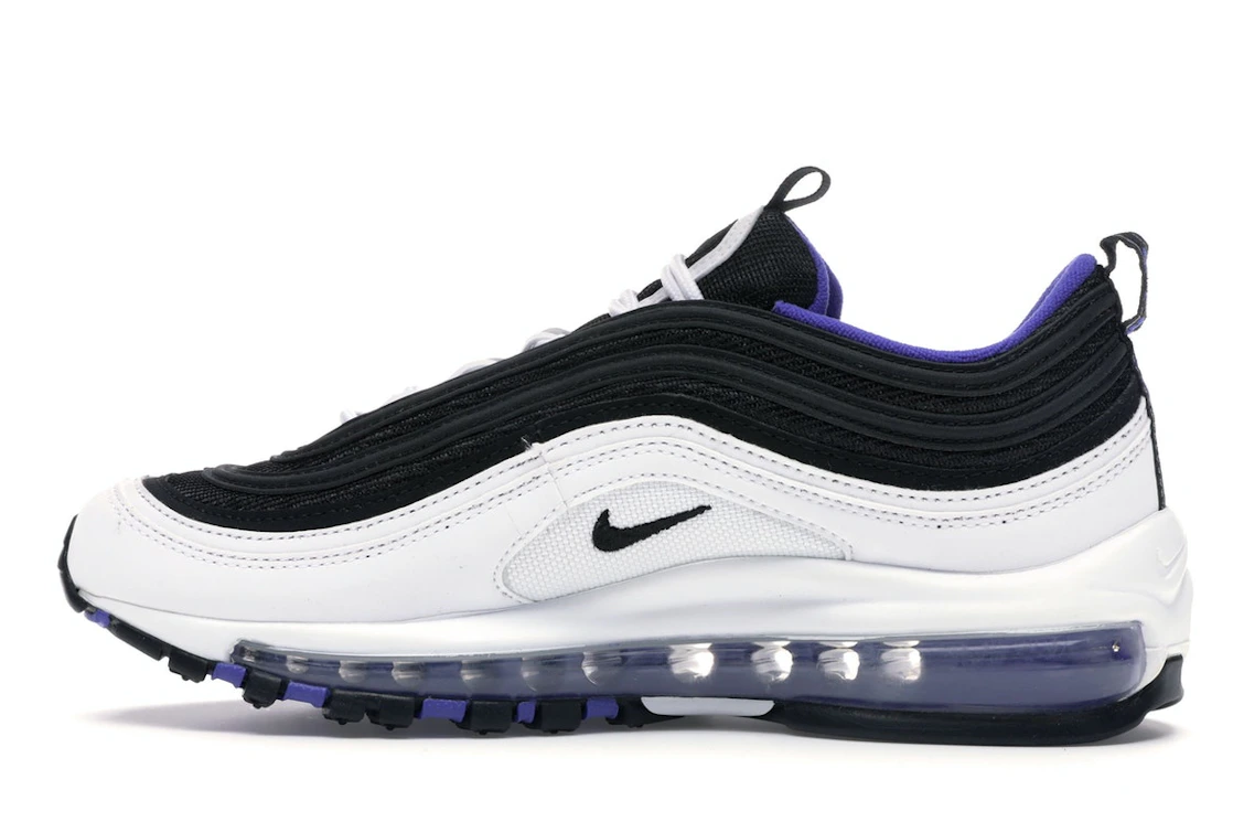 Vue 20 de Nike Air Max 97 White Black Persian Violet (GS)