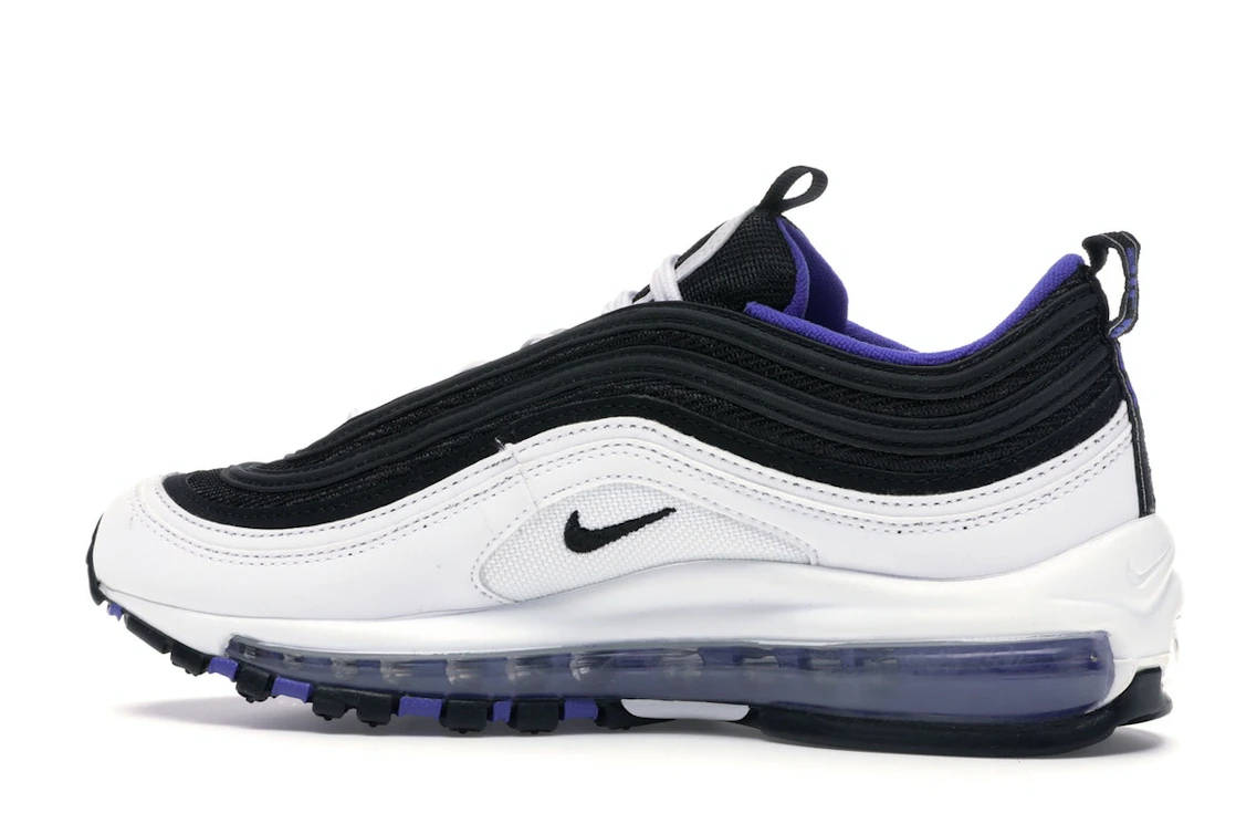 Vue 21 de Nike Air Max 97 White Black Persian Violet (GS)