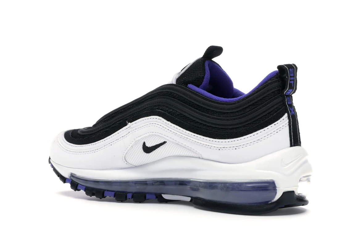 Vue 23 de Nike Air Max 97 White Black Persian Violet (GS)