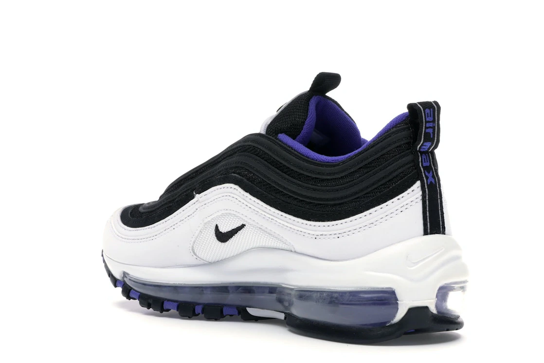 Vue 24 de Nike Air Max 97 White Black Persian Violet (GS)