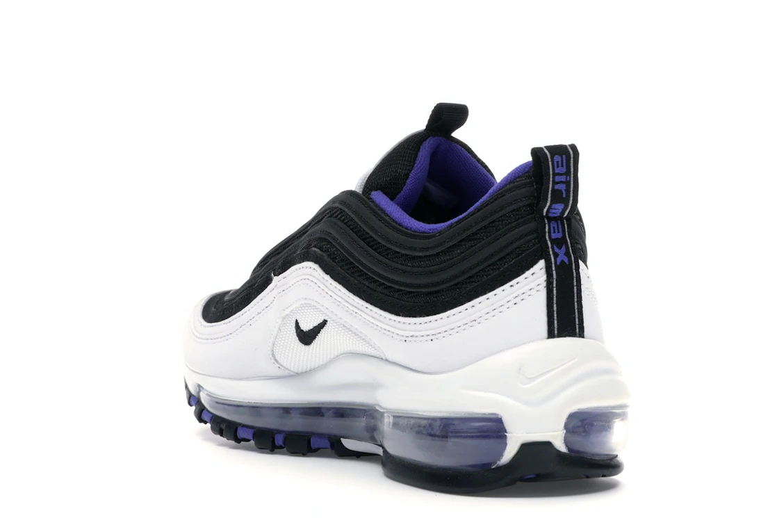 Vue 25 de Nike Air Max 97 White Black Persian Violet (GS)