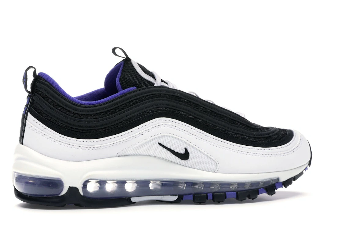 Vue 35 de Nike Air Max 97 White Black Persian Violet (GS)