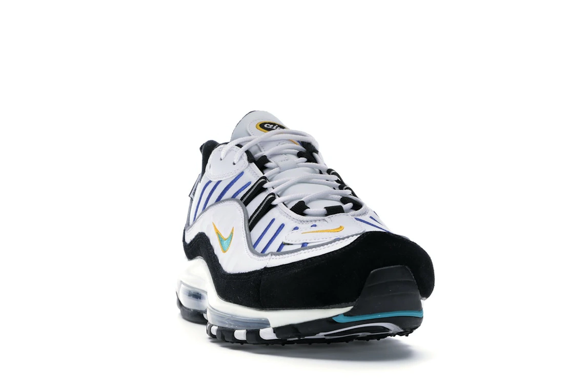 Vue 8 de Nike Air Max 98 White Teal Nebula University Gold