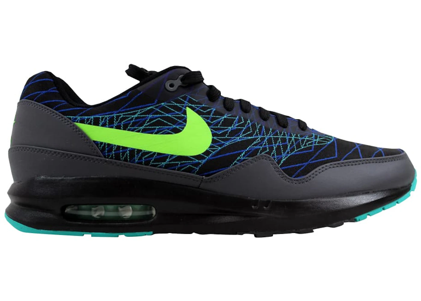 Nike Air Max Lunar 1 Jacquard Winter Black Flash Lime Hyper Cobalt