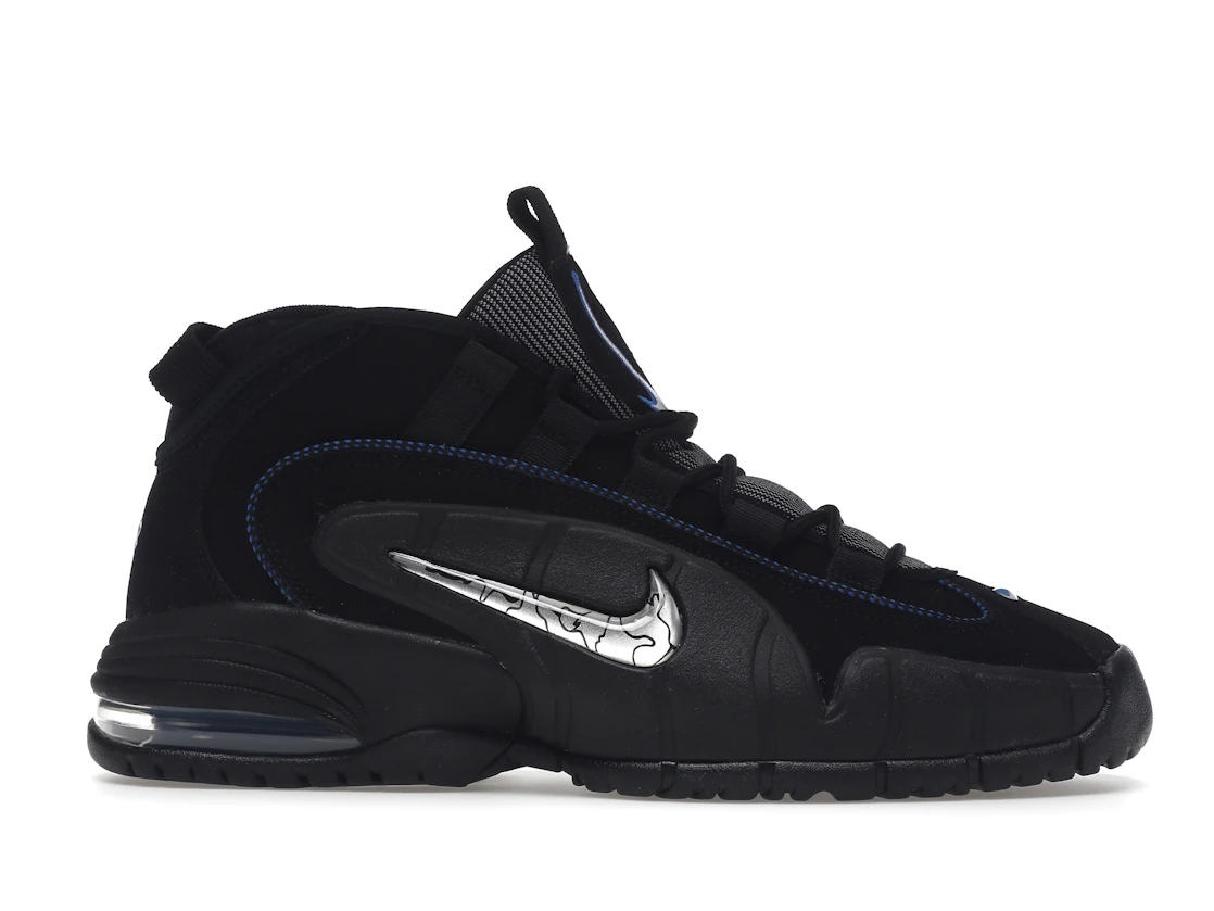 Vue 2 de Nike Air Max Penny 1 All-Star Black Metallic Silver