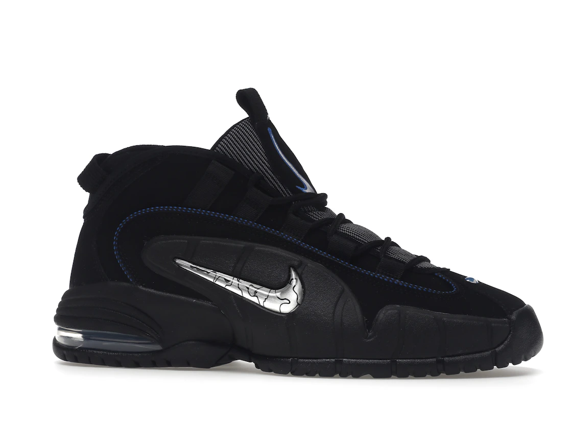 Vue 3 de Nike Air Max Penny 1 All-Star Black Metallic Silver