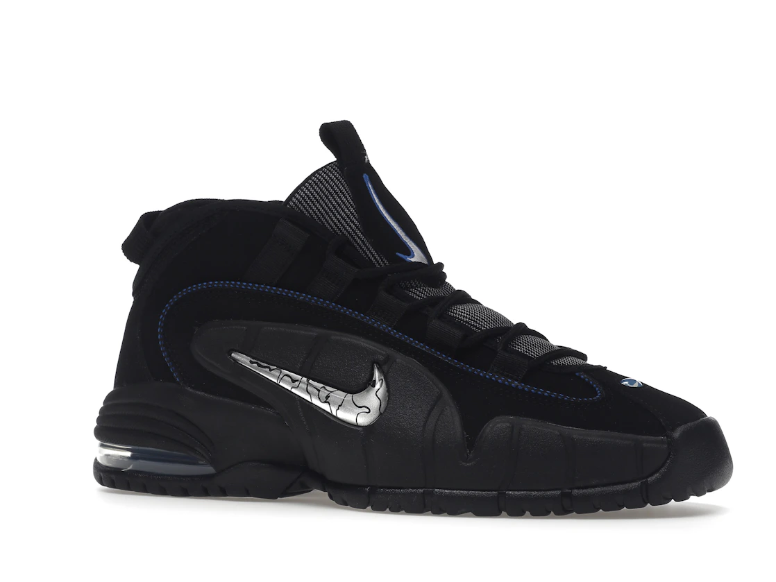 Vue 4 de Nike Air Max Penny 1 All-Star Black Metallic Silver