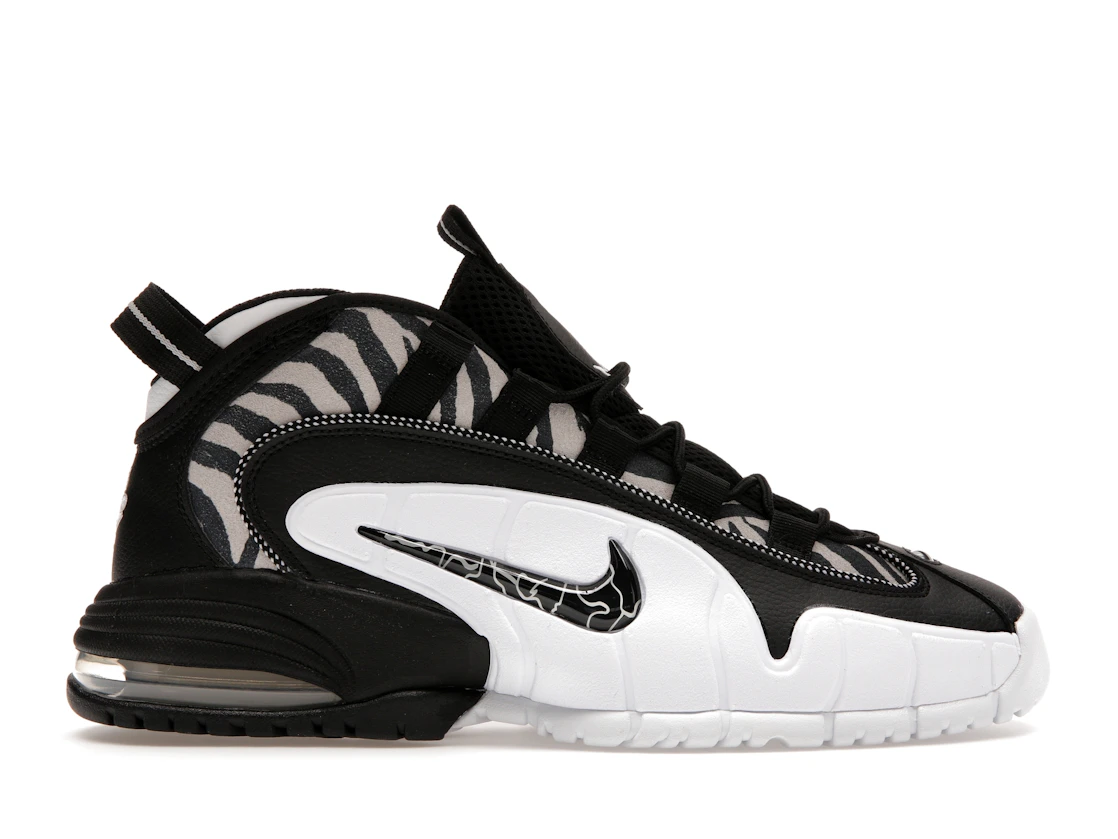Vue 1 de Nike Air Max Penny 1 Tiger Stripes Black White