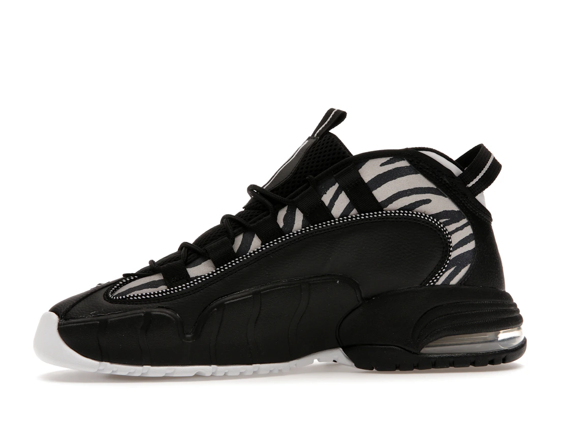Vue 18 de Nike Air Max Penny 1 Tiger Stripes Black White