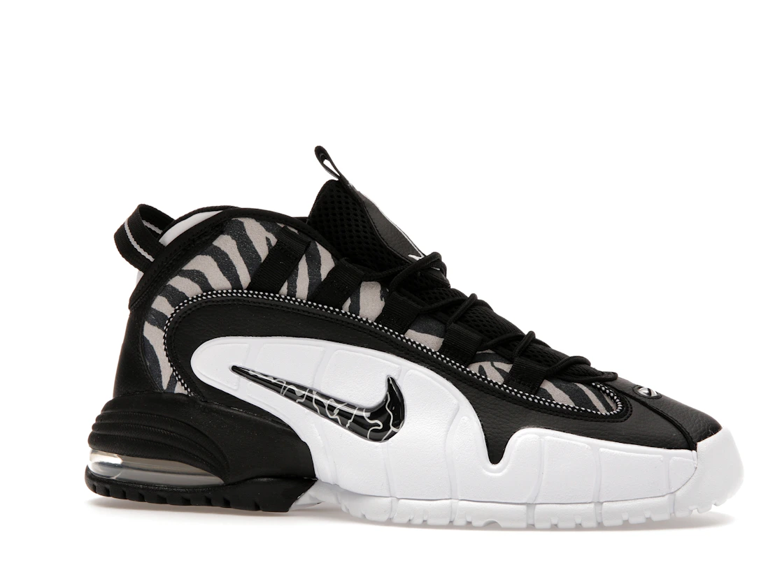 Vue 3 de Nike Air Max Penny 1 Tiger Stripes Black White