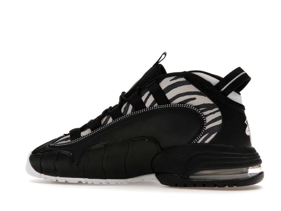 Vue 21 de Nike Air Max Penny 1 Tiger Stripes Black White