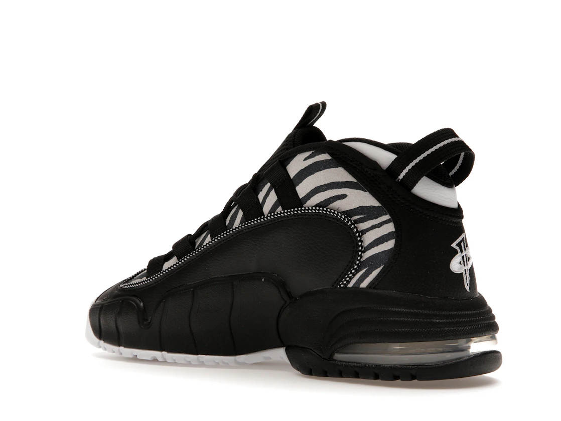 Vue 23 de Nike Air Max Penny 1 Tiger Stripes Black White