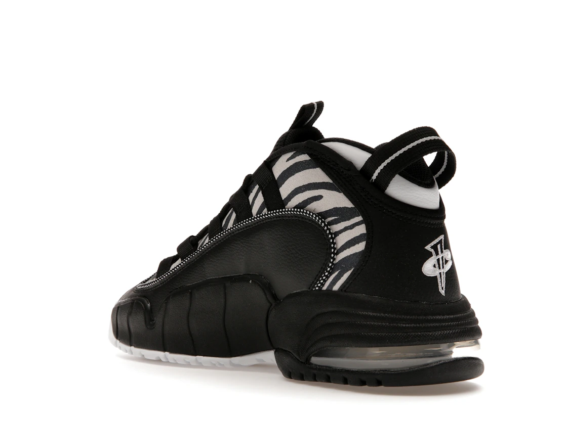 Vue 24 de Nike Air Max Penny 1 Tiger Stripes Black White