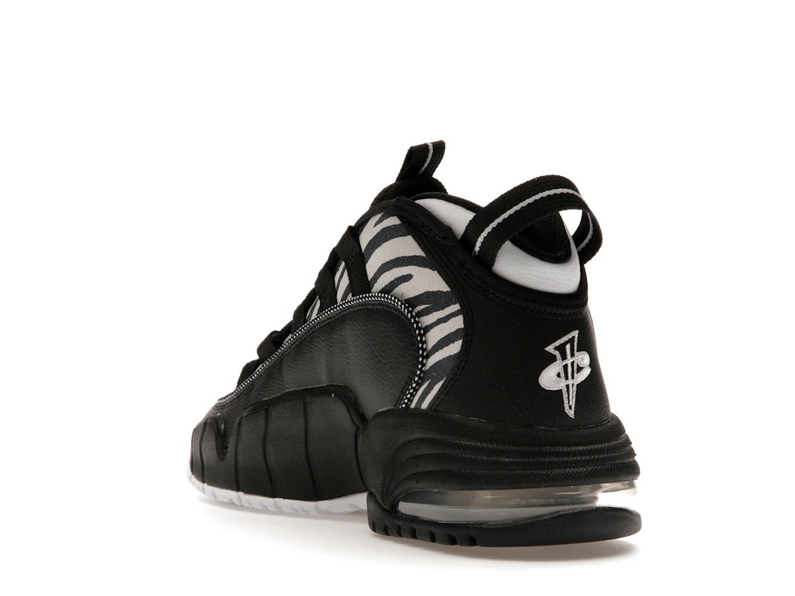 Vue 25 de Nike Air Max Penny 1 Tiger Stripes Black White