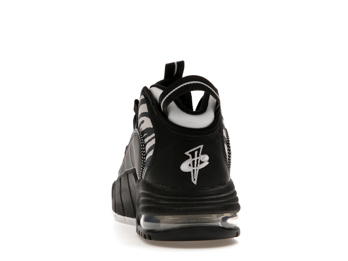 Vue 27 de Nike Air Max Penny 1 Tiger Stripes Black White