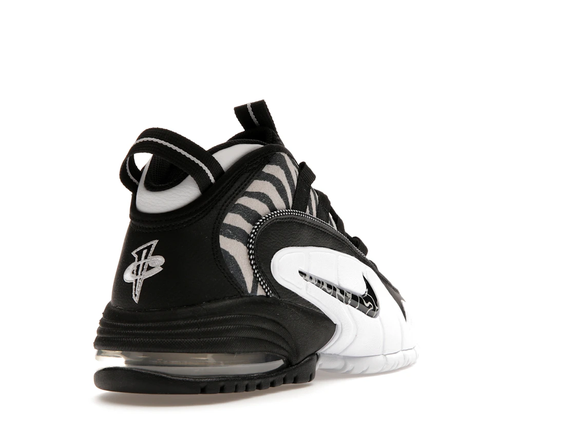 Vue 31 de Nike Air Max Penny 1 Tiger Stripes Black White
