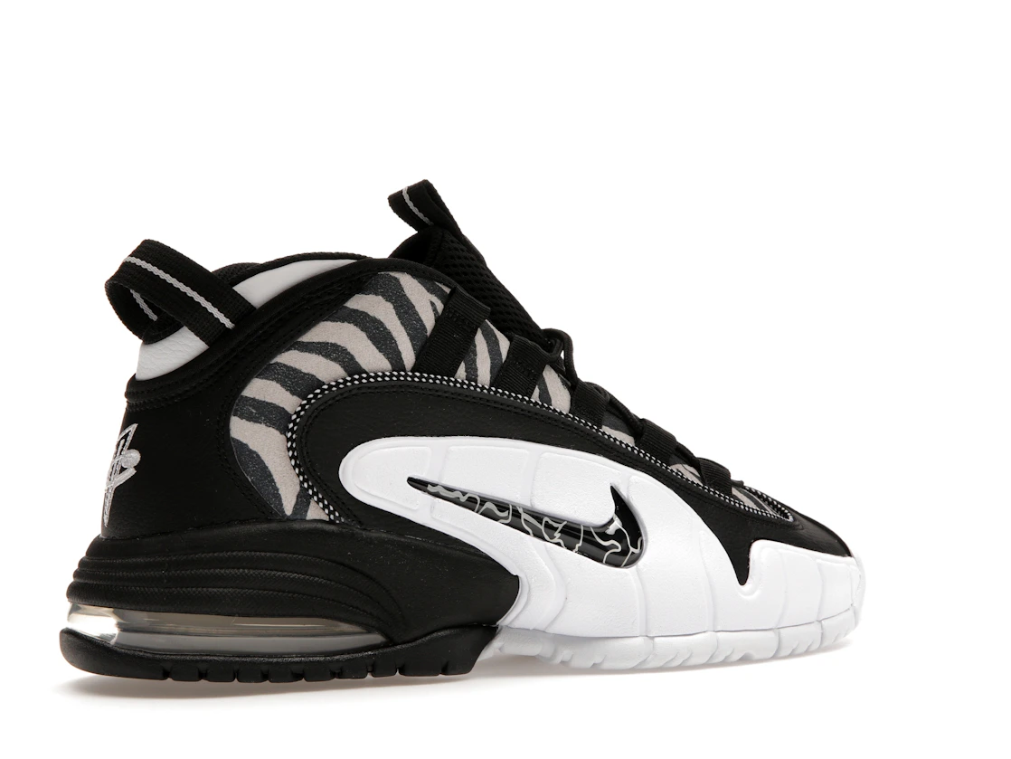 Vue 34 de Nike Air Max Penny 1 Tiger Stripes Black White