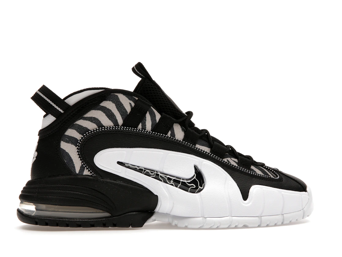Vue 36 de Nike Air Max Penny 1 Tiger Stripes Black White