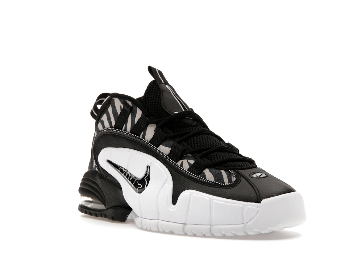 Vue 6 de Nike Air Max Penny 1 Tiger Stripes Black White