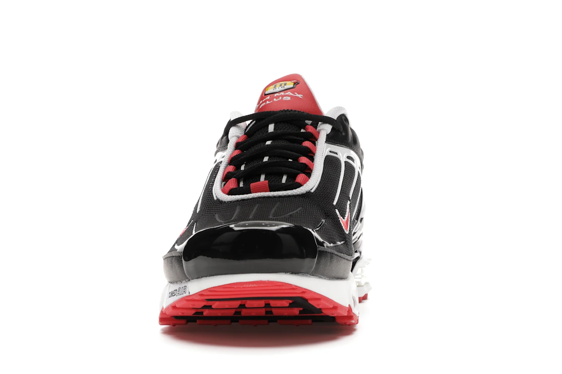 Vue 11 de Nike Air Max Plus 3 Black White Track Red