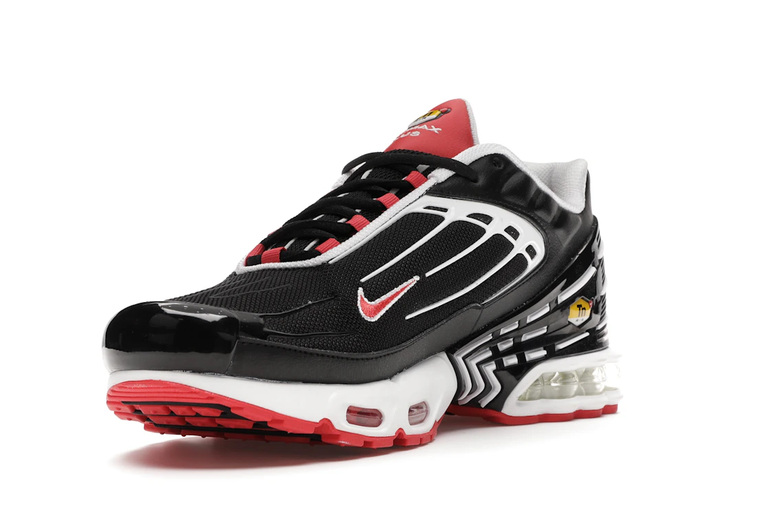 Vue 14 de Nike Air Max Plus 3 Black White Track Red