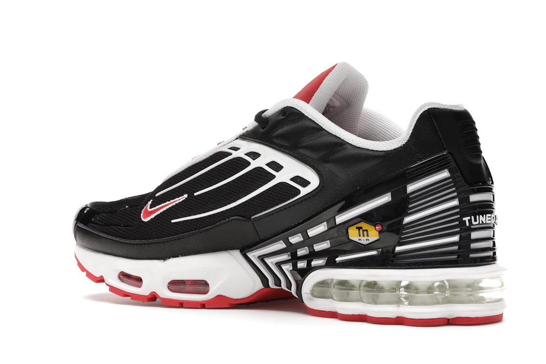 Vue 23 de Nike Air Max Plus 3 Black White Track Red