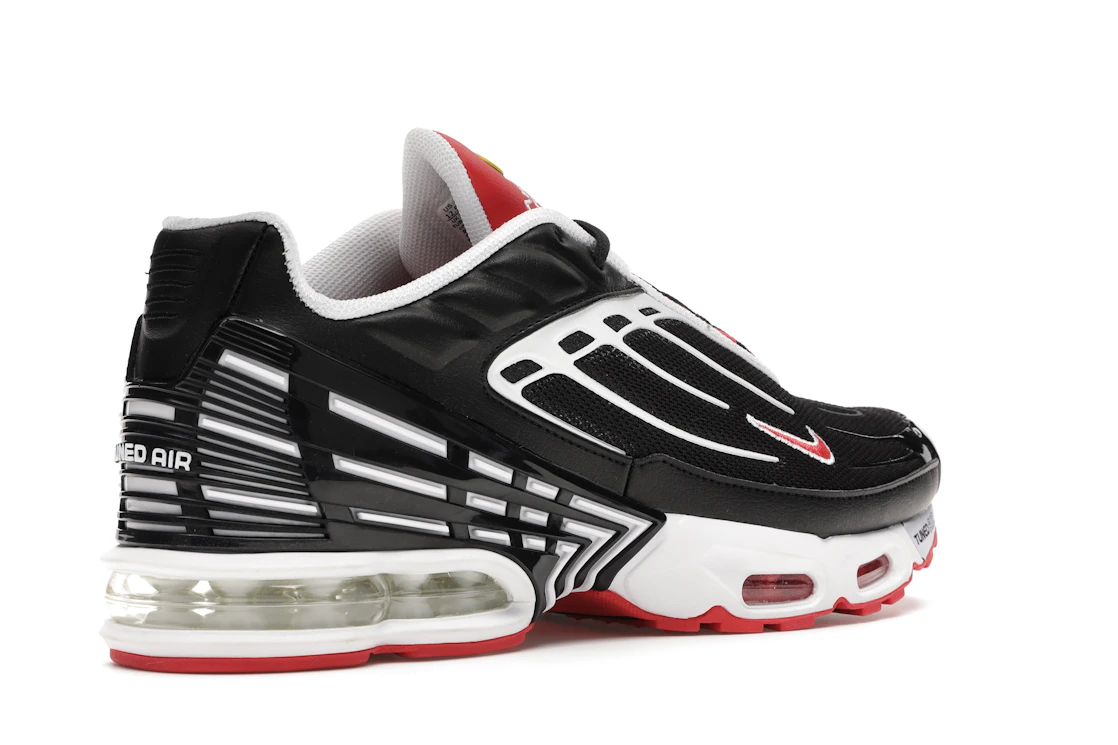 Vue 33 de Nike Air Max Plus 3 Black White Track Red