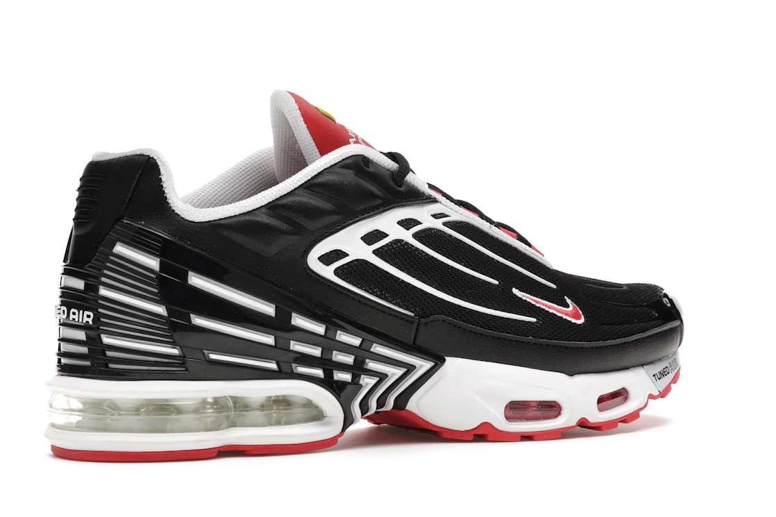 Vue 34 de Nike Air Max Plus 3 Black White Track Red