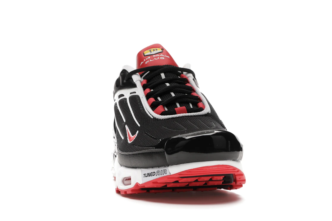 Vue 9 de Nike Air Max Plus 3 Black White Track Red