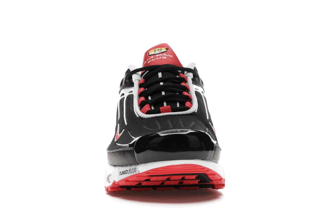 Vue 10 de Nike Air Max Plus 3 Black White Track Red