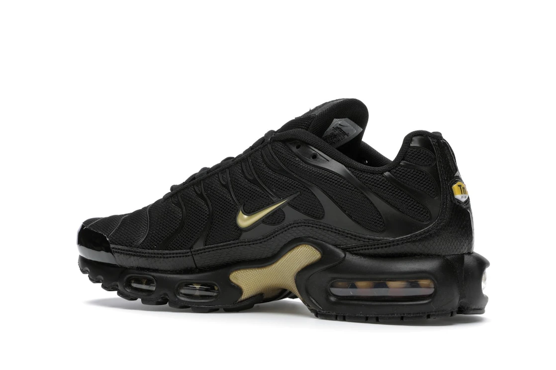 Vue 22 de Nike Air Max Plus Black Metallic Gold (2019)