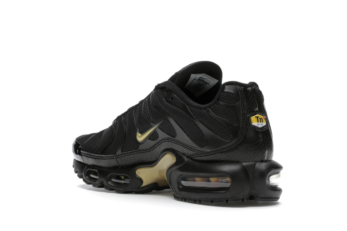 Vue 24 de Nike Air Max Plus Black Metallic Gold (2019)