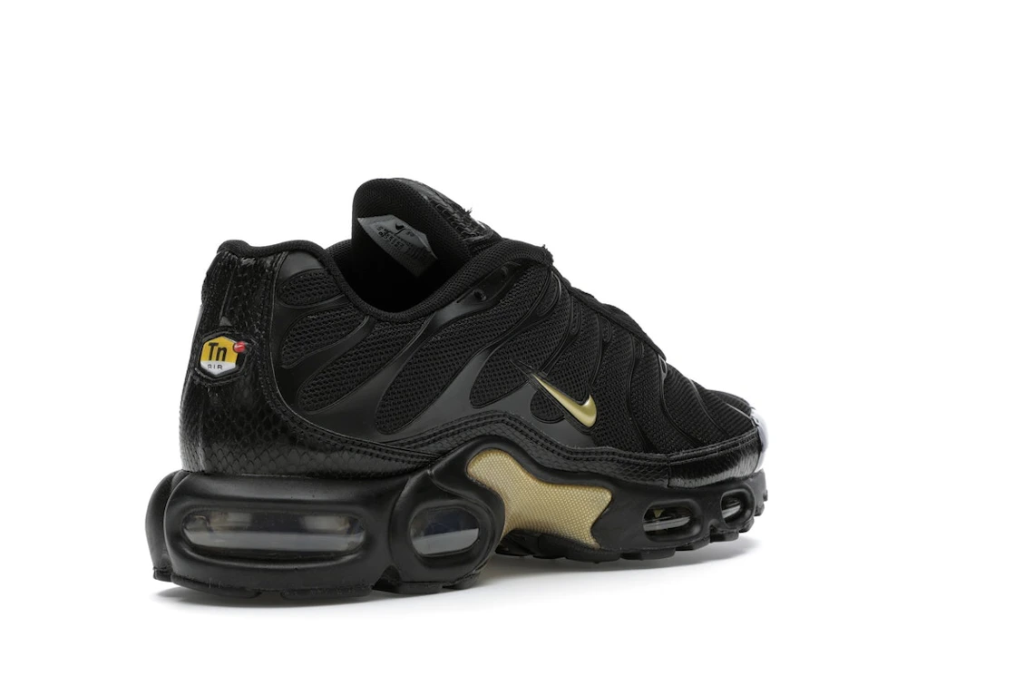 Vue 32 de Nike Air Max Plus Black Metallic Gold (2019)