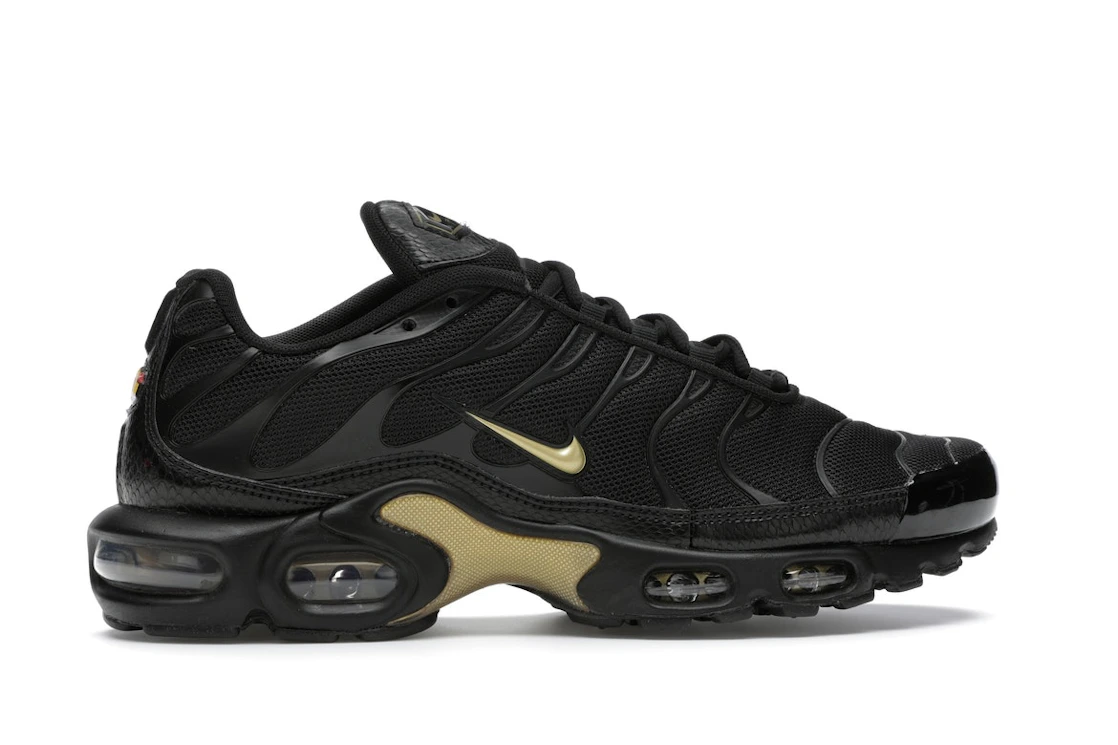 Vue 36 de Nike Air Max Plus Black Metallic Gold (2019)