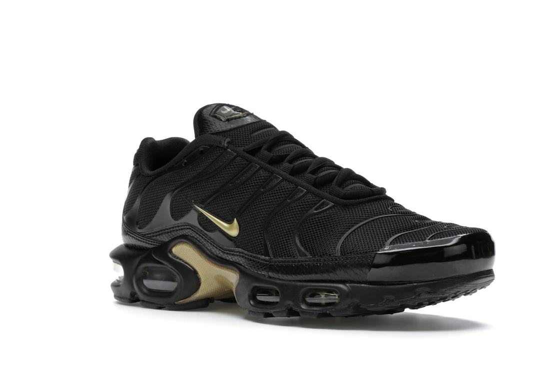 Vue 5 de Nike Air Max Plus Black Metallic Gold (2019)