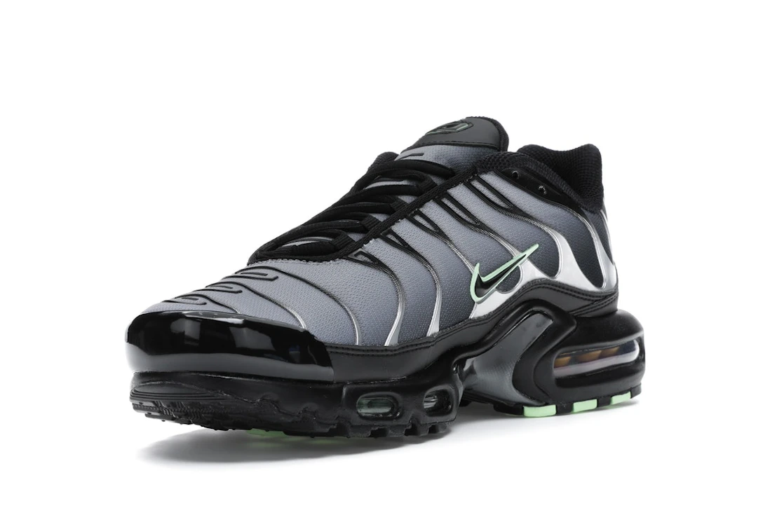Vue 14 de Nike Air Max Plus Black Particle Grey Vapour Green