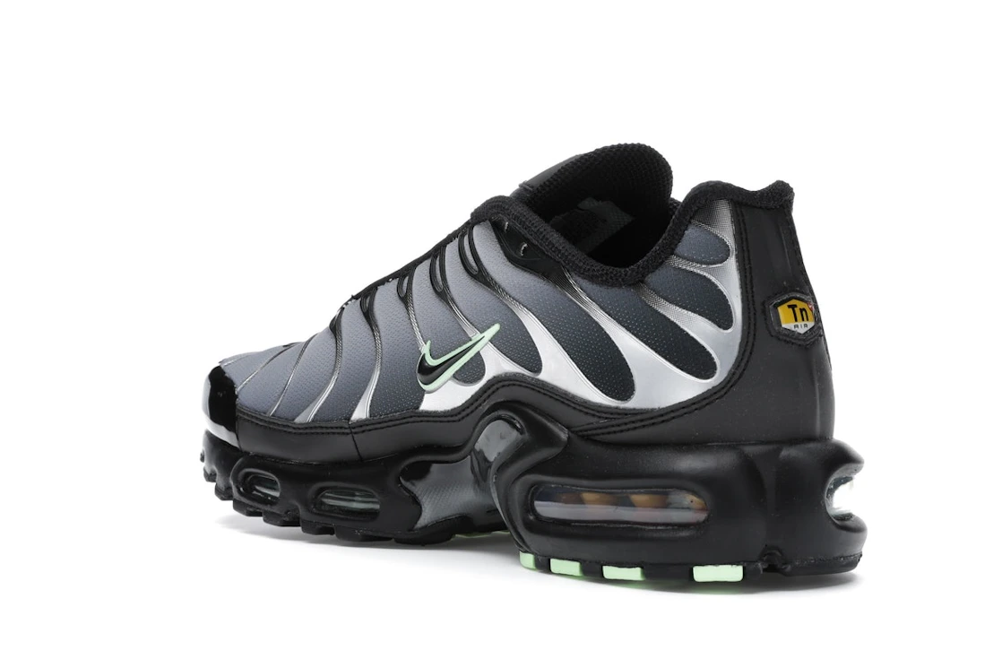 Vue 24 de Nike Air Max Plus Black Particle Grey Vapour Green