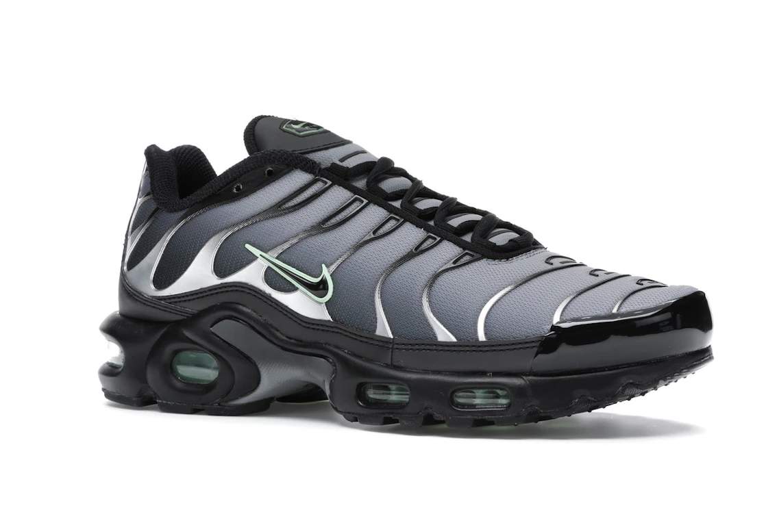 Vue 4 de Nike Air Max Plus Black Particle Grey Vapour Green