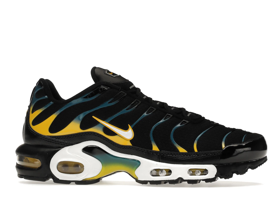 Vue 2 de Nike Air Max Plus Black Teal Yellow